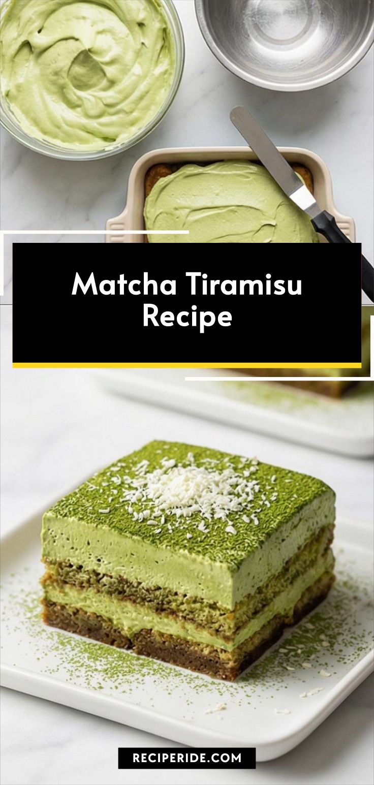 Matcha Tiramisu Recipe