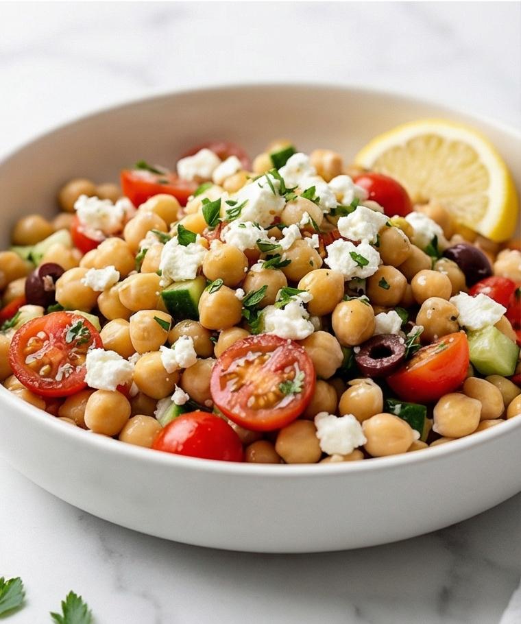 Mediterranean Chickpea Salad Recipe