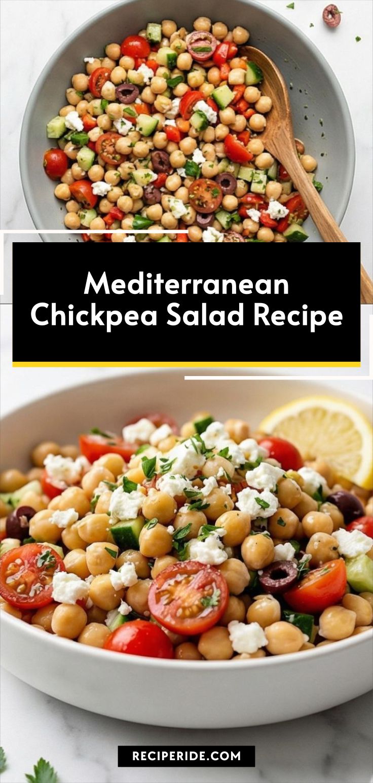 Mediterranean Chickpea Salad Recipe