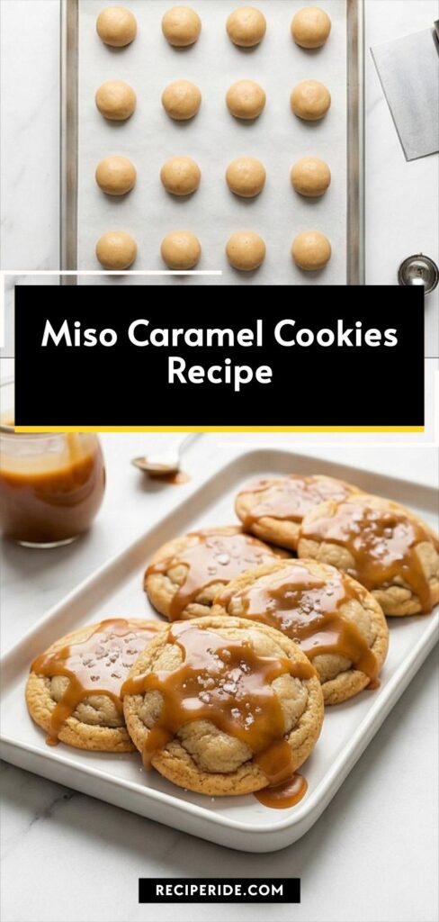 Miso Caramel Cookies Recipe