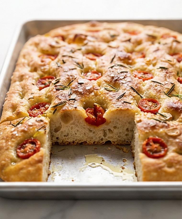 No Knead Focaccia Recipe