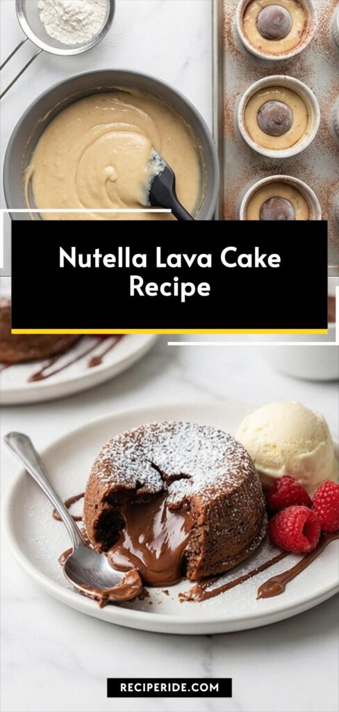 Nutella Lava Cake Recipe