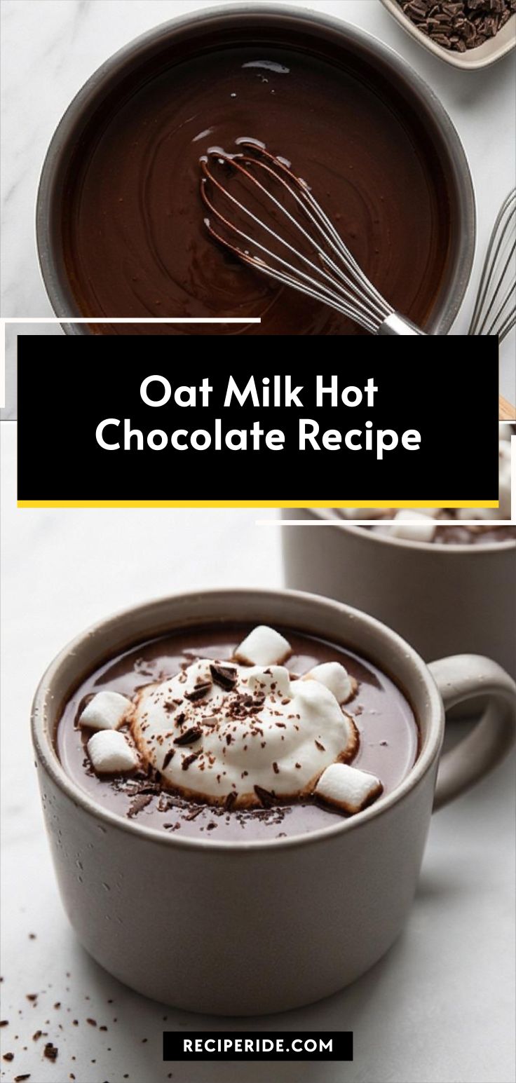 Oat Milk Hot Chocolate Recipe