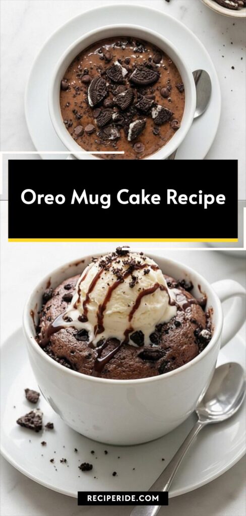 Oreo Mug Cake Recipe