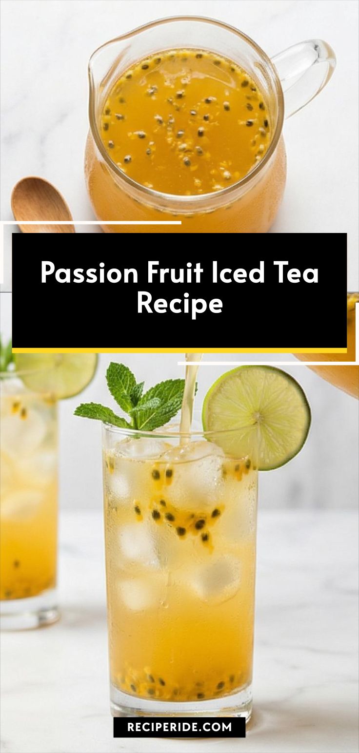 Passion Fruit Iced Tea Recipe