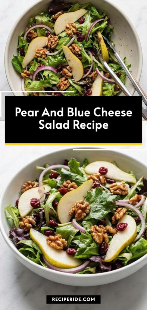 Pear And Blue Cheese Salad Recipe