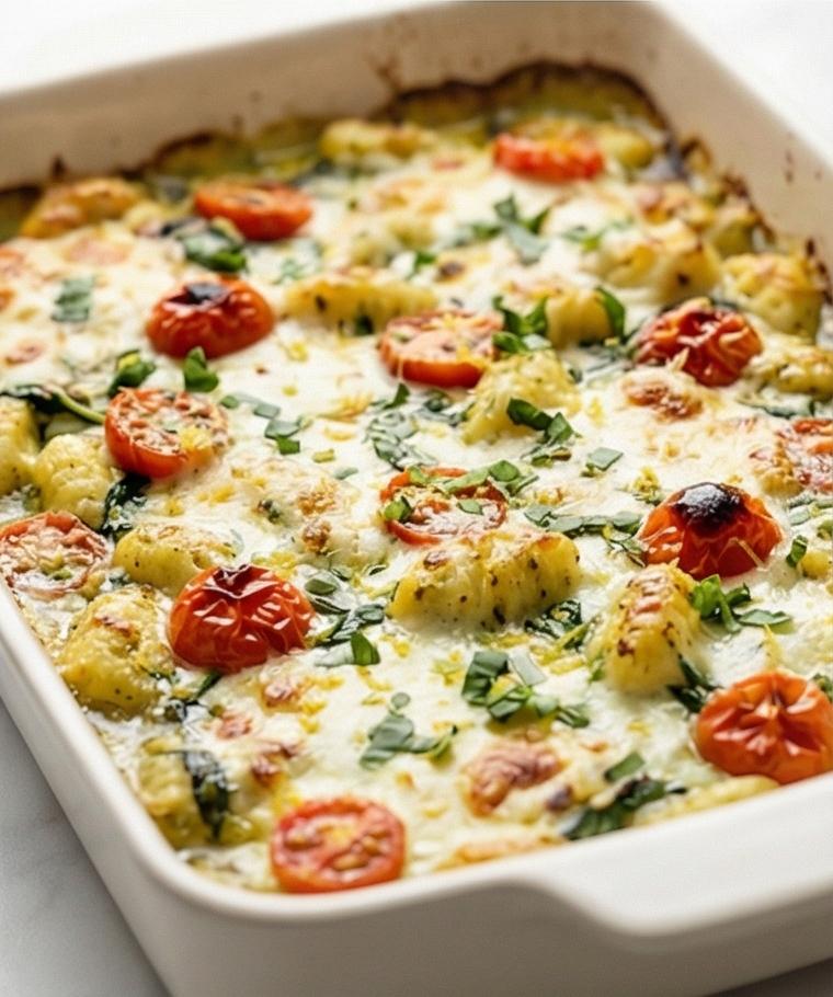 Pesto Gnocchi Bake Recipe