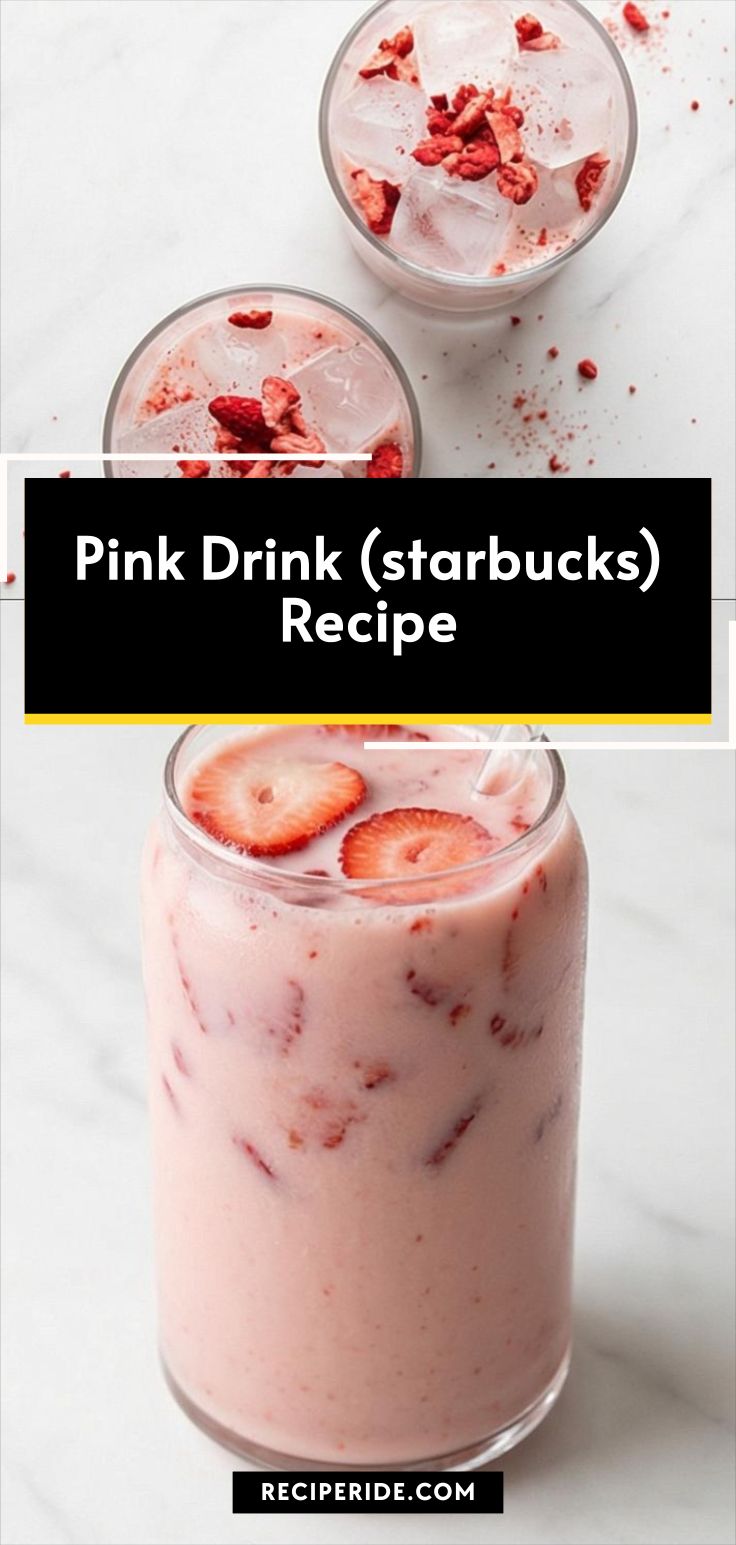 Pink Drink (starbucks) Recipe