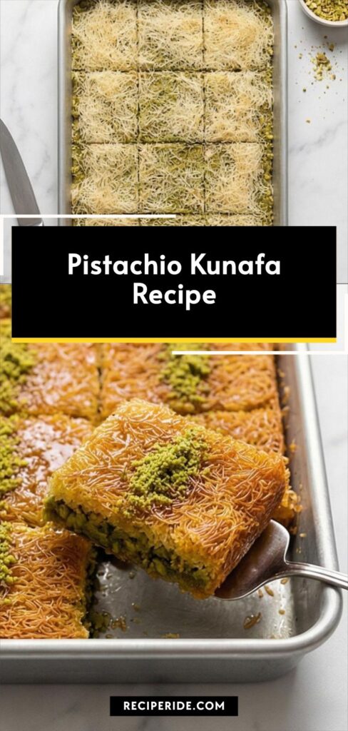 Pistachio Kunafa Recipe