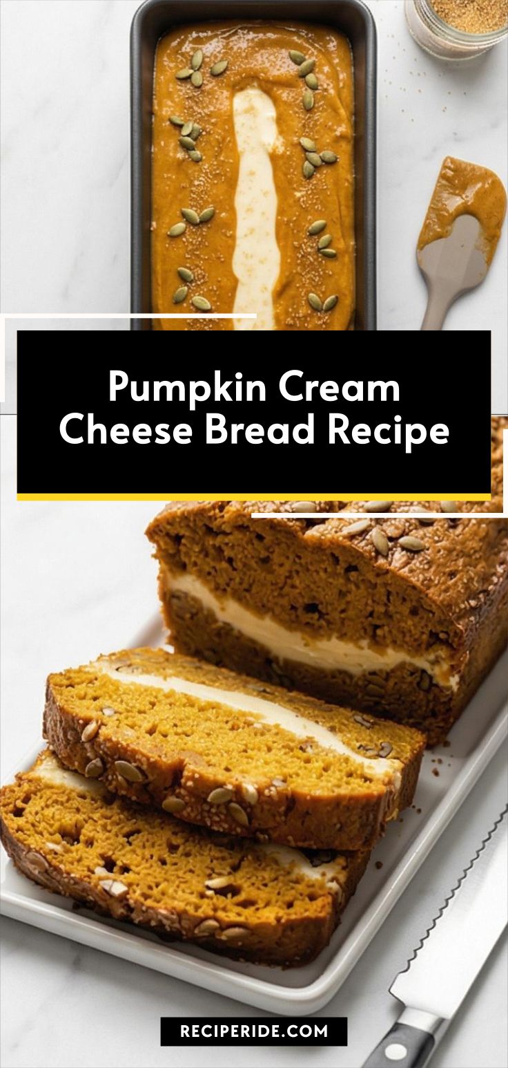 Pumpkin Cream Cheese Bread Recipe