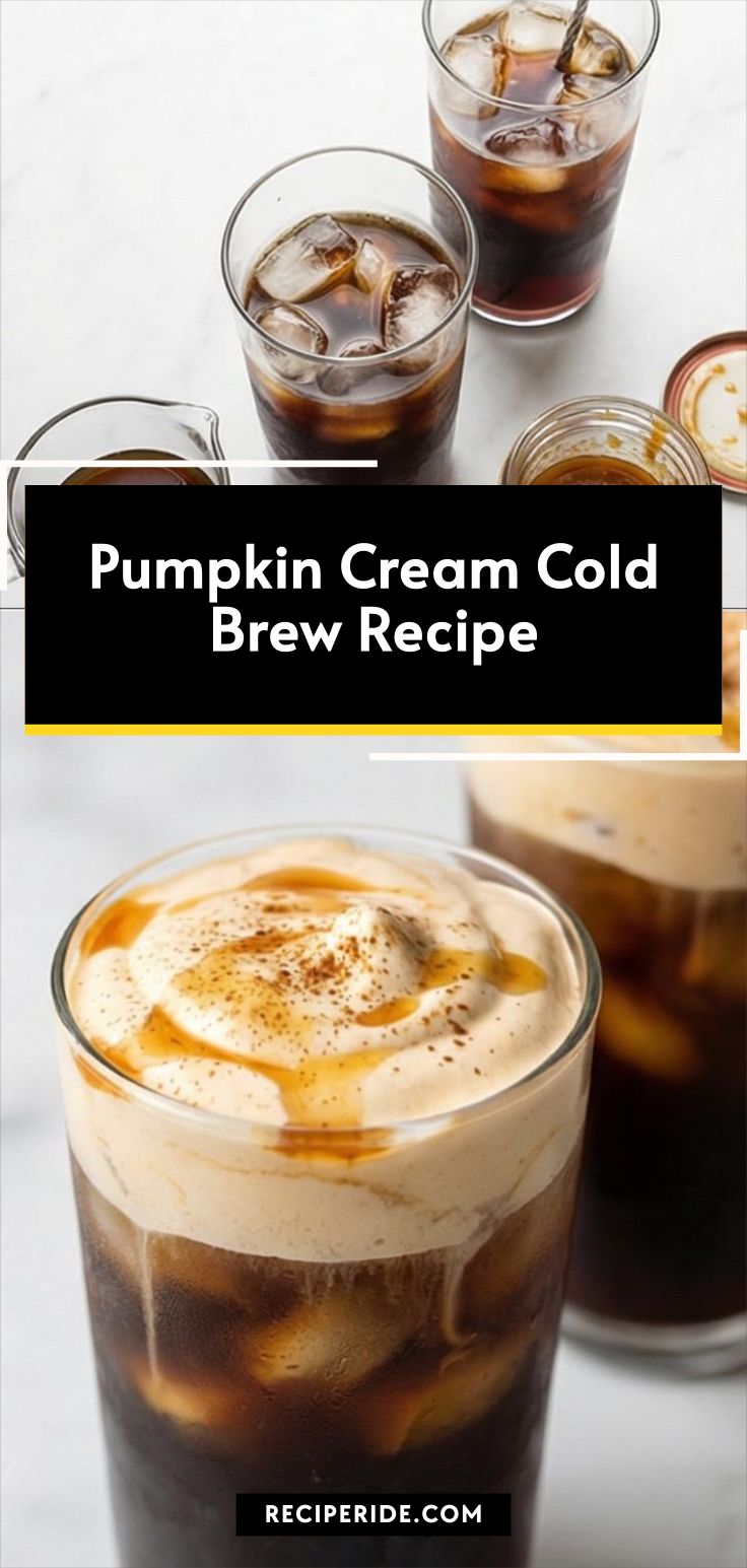 Pumpkin Cream Cold Brew Recipe