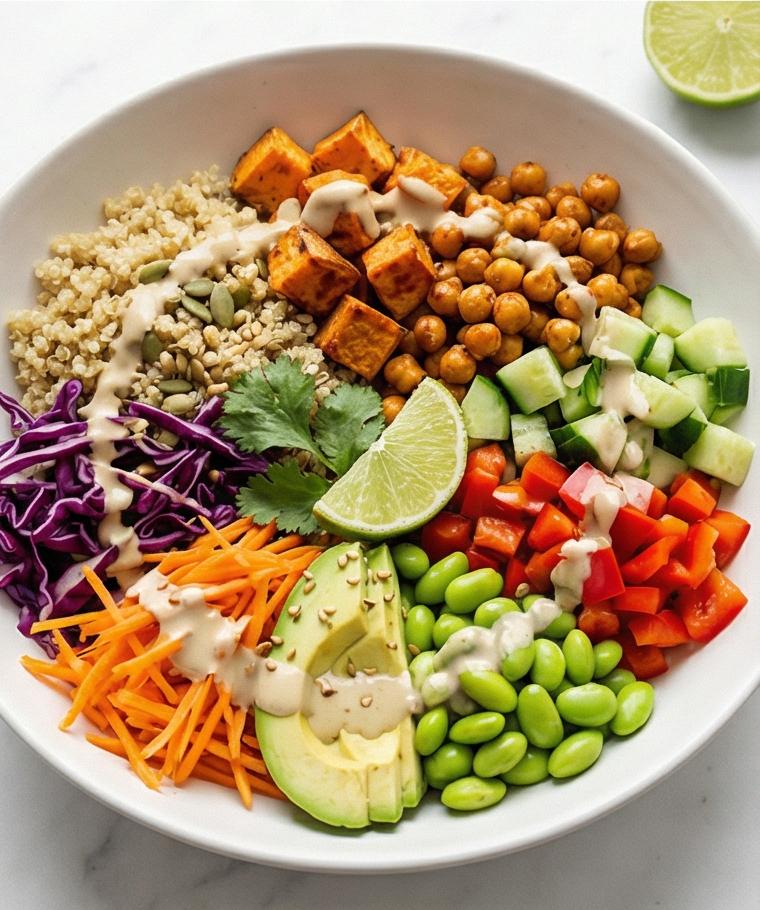 Rainbow Buddha Bowl Recipe