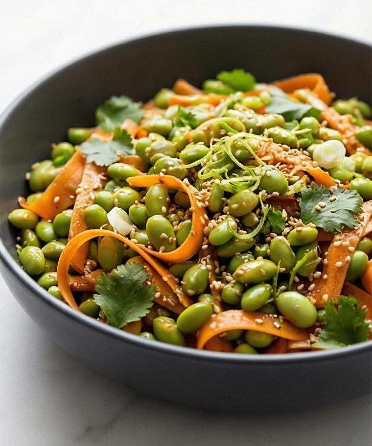 Sesame Ginger Edamame Salad Recipe