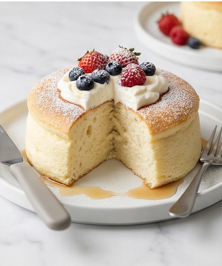 Soufflé Pancake Cake Recipe