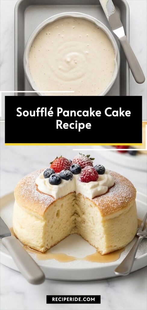 Soufflé Pancake Cake Recipe