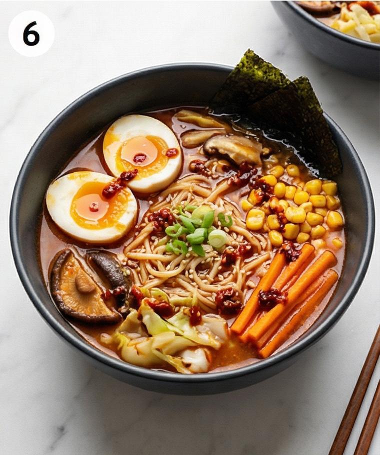 Spicy Ramen Noodle Soup Recipe