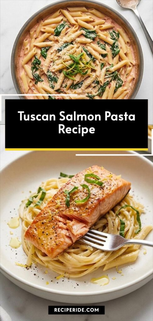 Tuscan Salmon Pasta Recipe