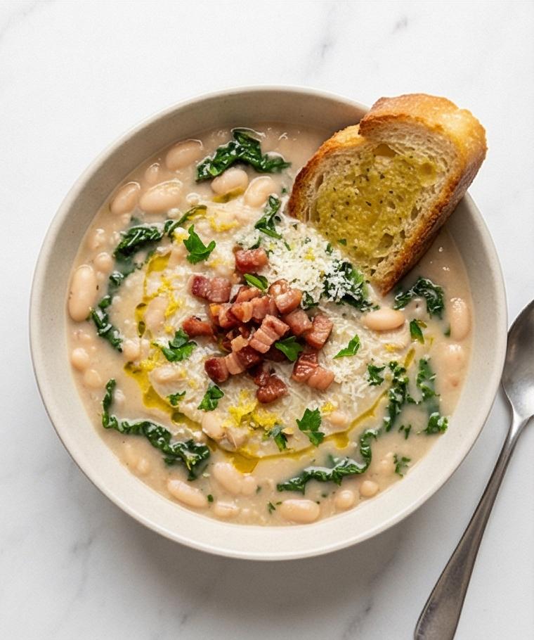 Tuscan White Bean Soup Recipe