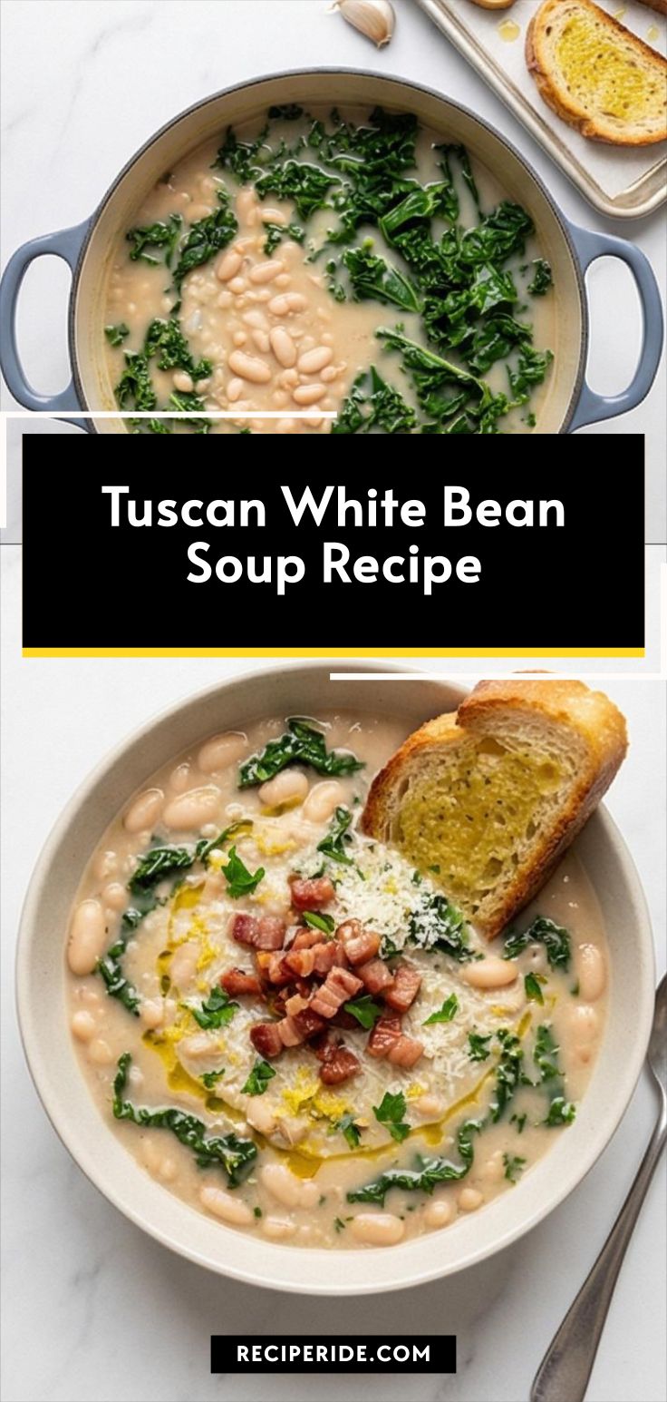 Tuscan White Bean Soup Recipe