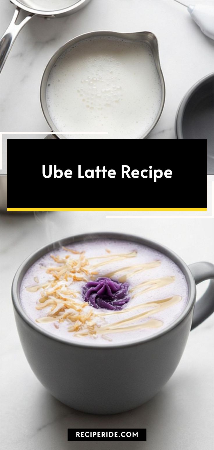 Ube Latte Recipe