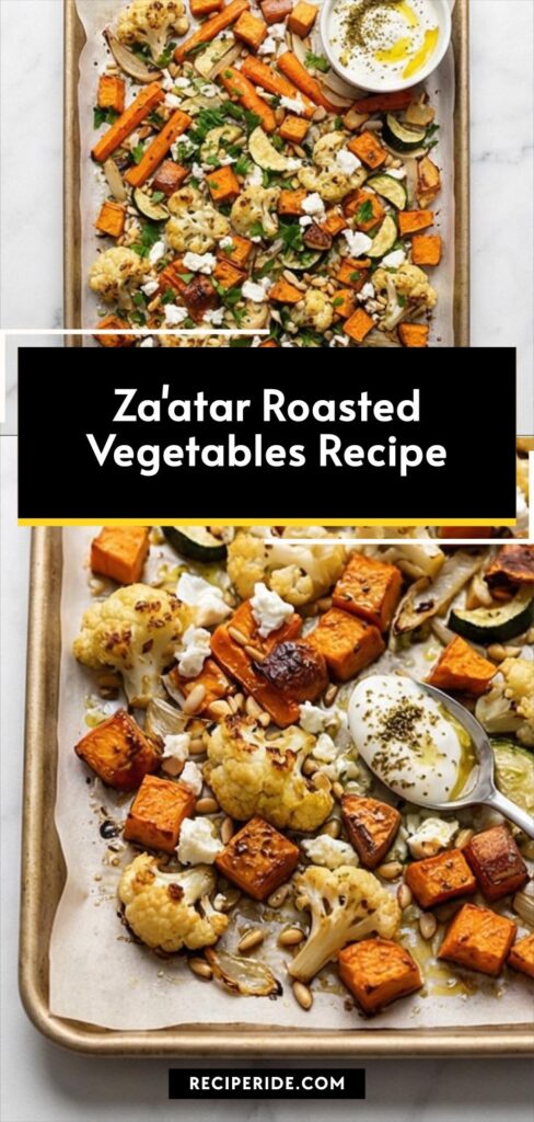 Za'atar Roasted Vegetables Recipe