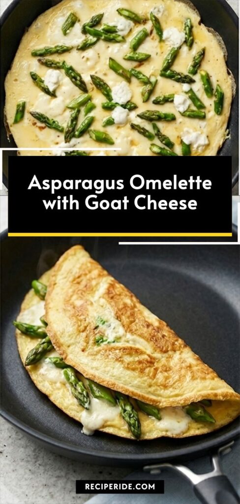 Asparagus Omelette with Goat Cheese