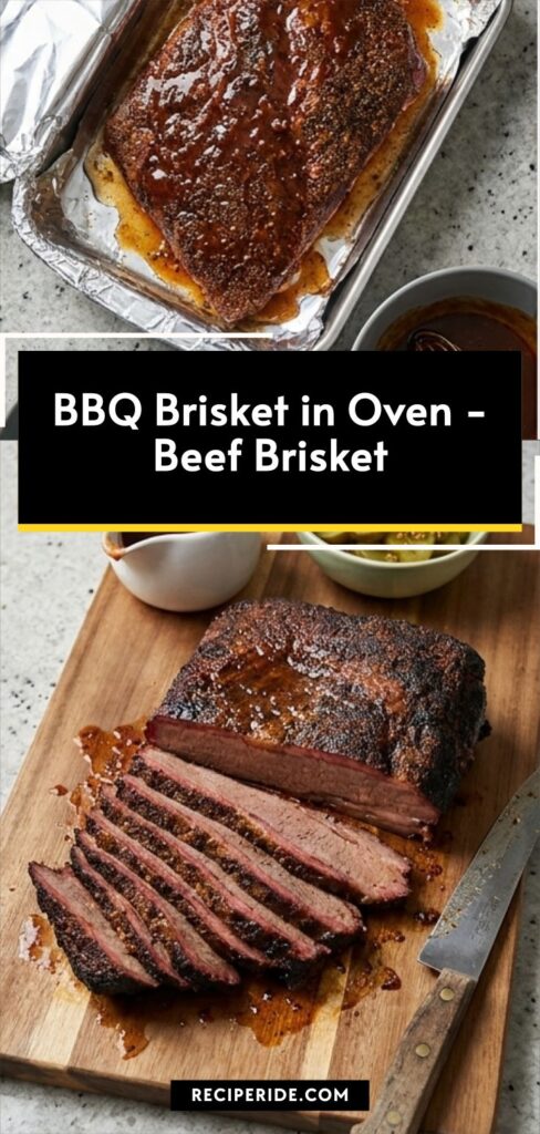BBQ Brisket in Oven - Beef Brisket Recipe