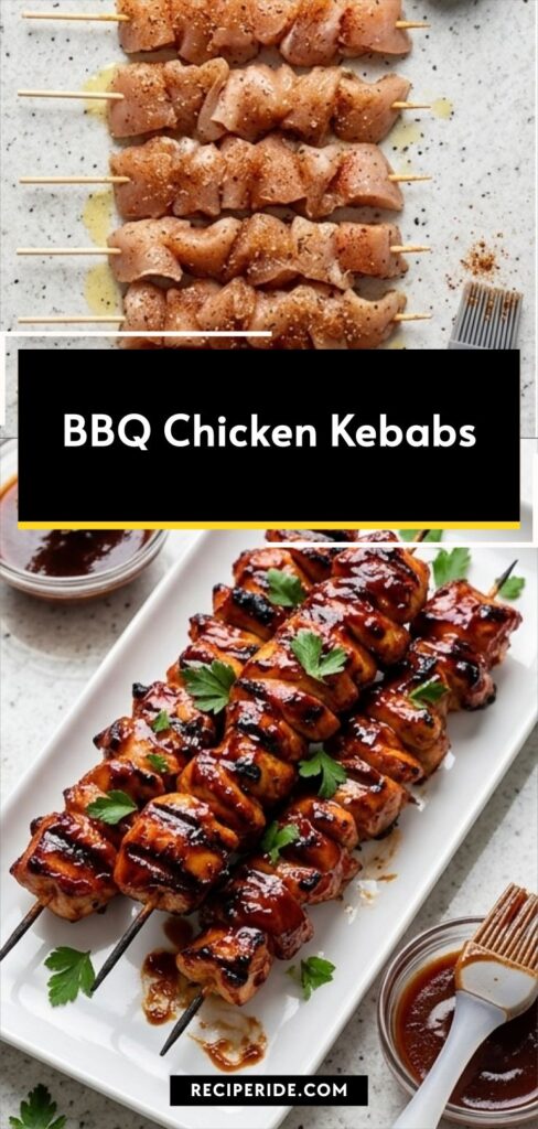 BBQ Chicken Kebabs