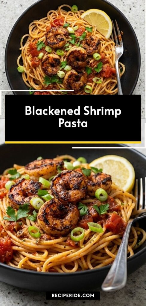 Blackened Shrimp Pasta