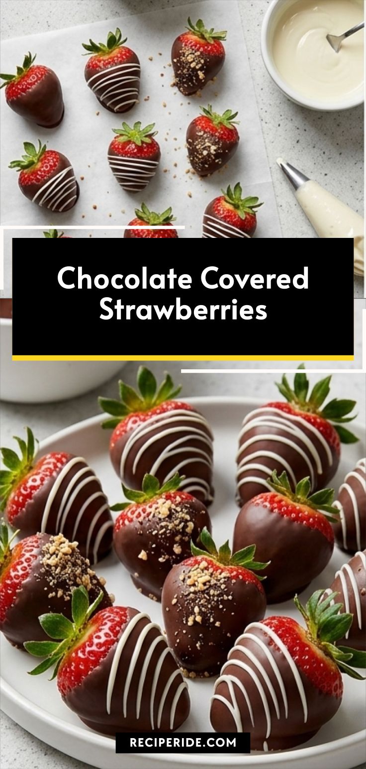 Chocolate Covered Strawberries Recipe