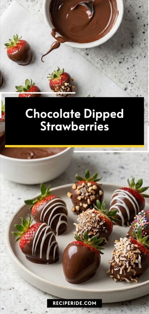 Chocolate Dipped Strawberries