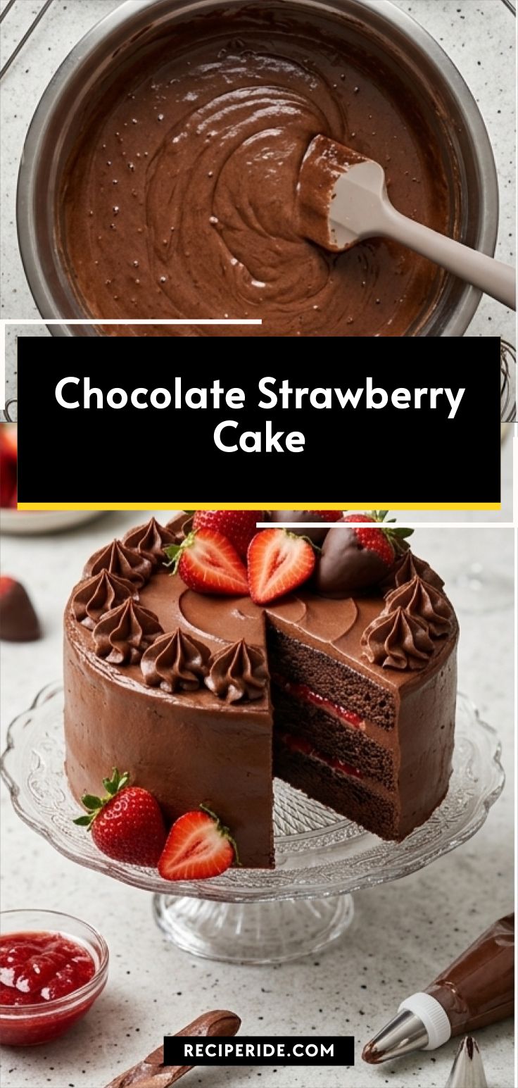 Chocolate Strawberry Cake