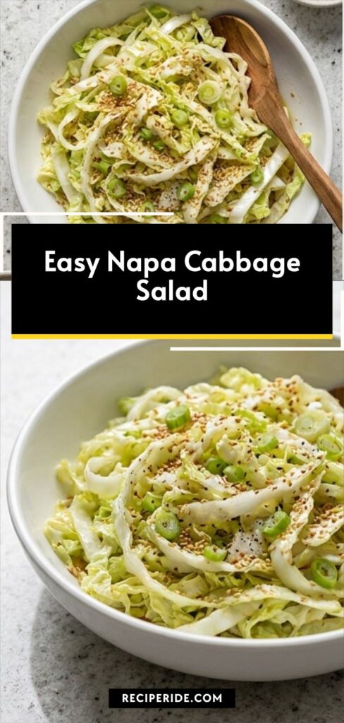 Easy Napa Cabbage Salad