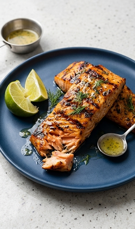 Grilled-Salmon-Recipe-with-Garlic-Lime-Butter-pin1