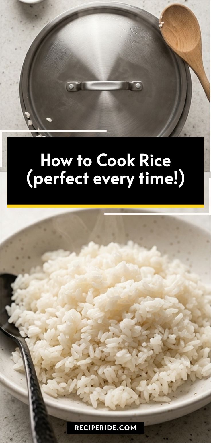 How to Cook Rice (perfect every time!)