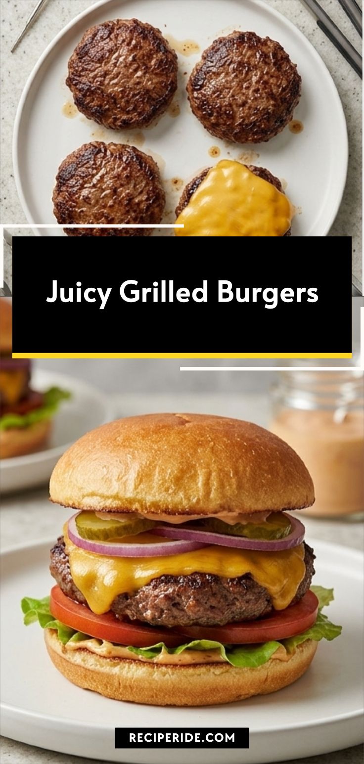 Juicy Grilled Burgers Recipe