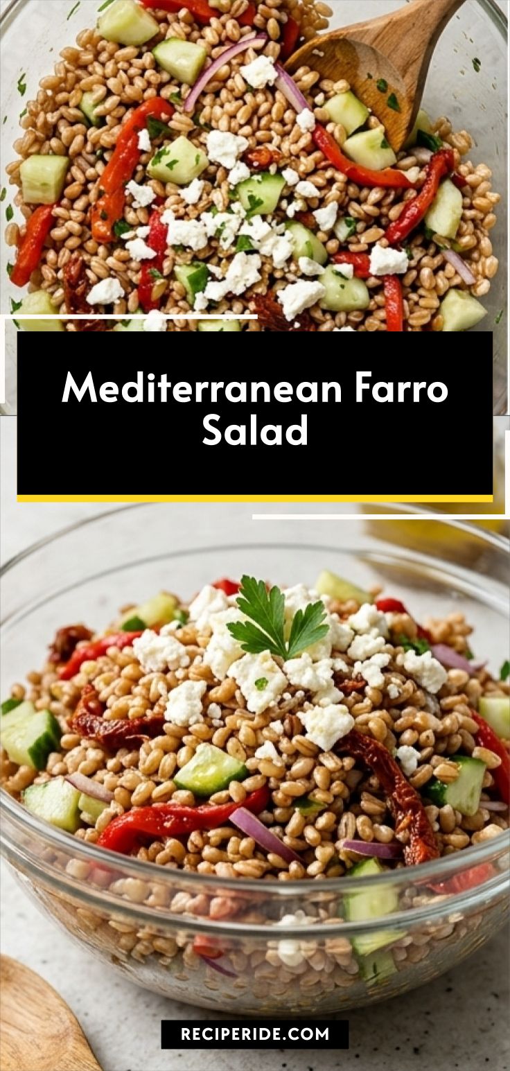 Mediterranean Farro Salad