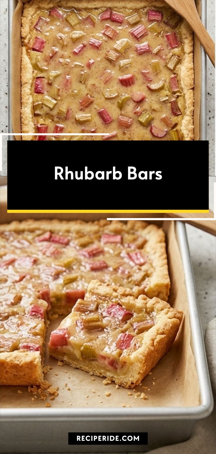 Rhubarb Bars