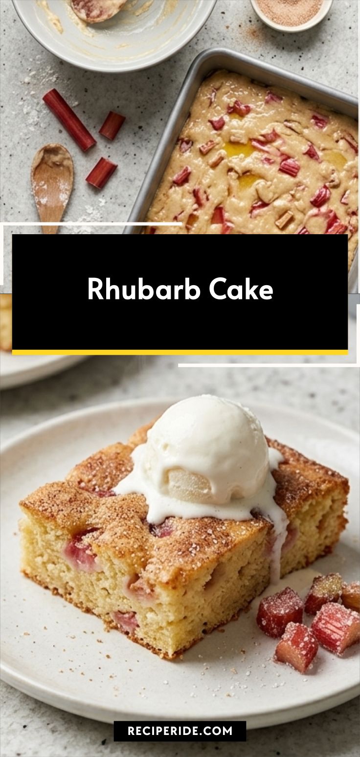 Rhubarb Cake