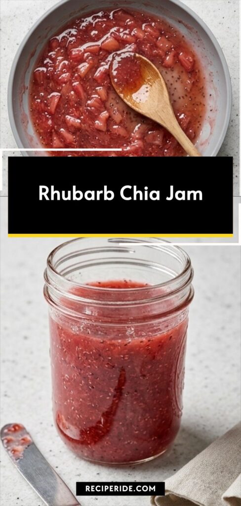 Rhubarb Chia Jam
