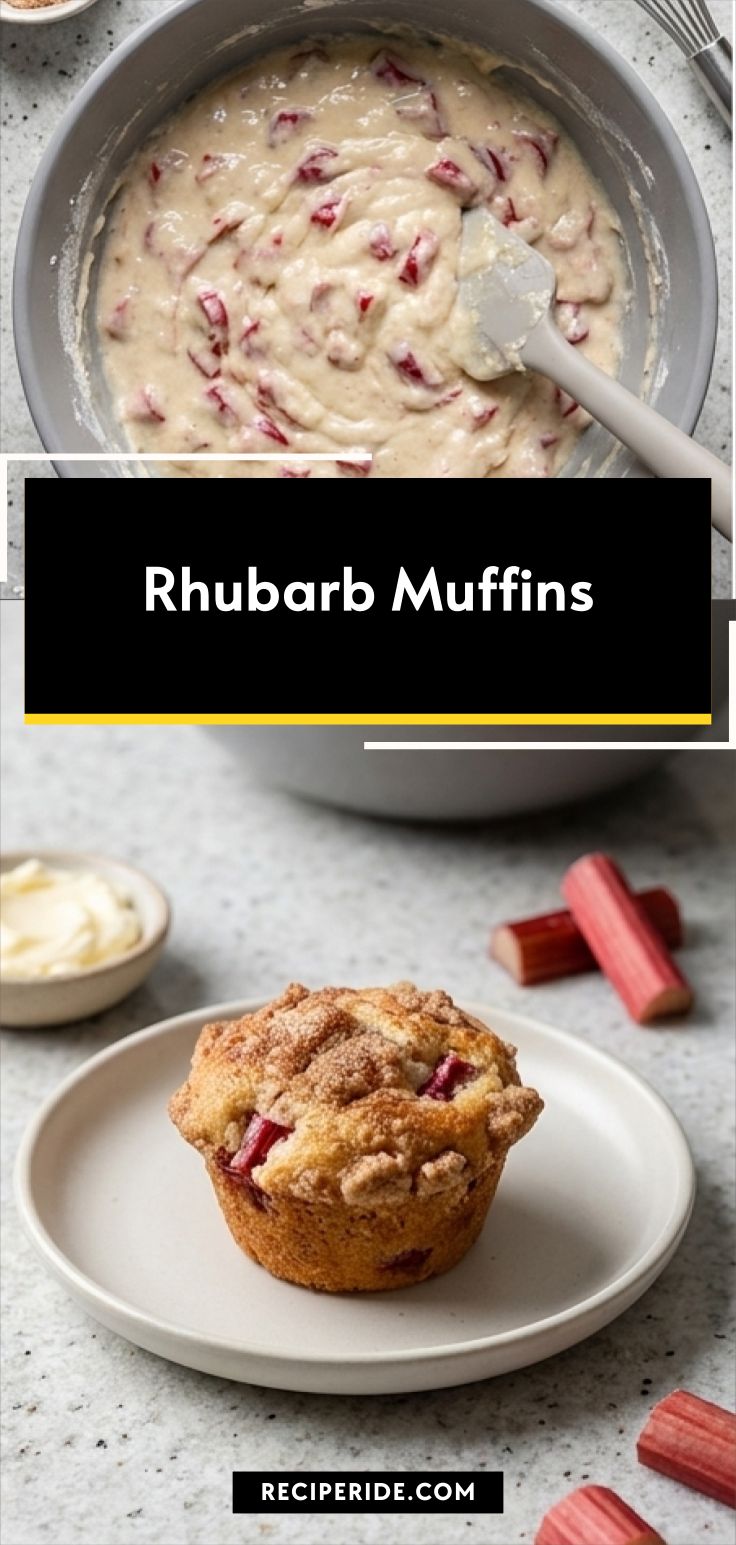 Rhubarb Muffins