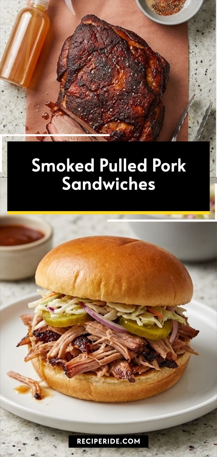 Smoked Pulled Pork Sandwiches Recipe