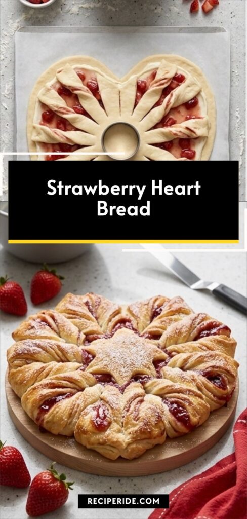 Strawberry Heart Bread