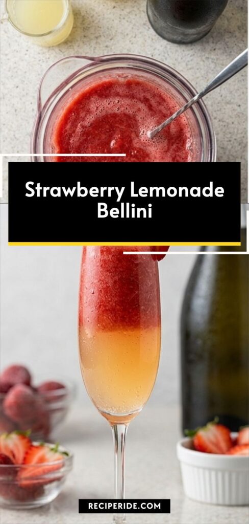 Strawberry Lemonade Bellini