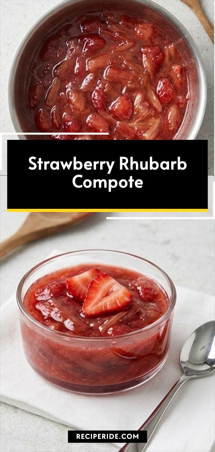 Strawberry Rhubarb Compote