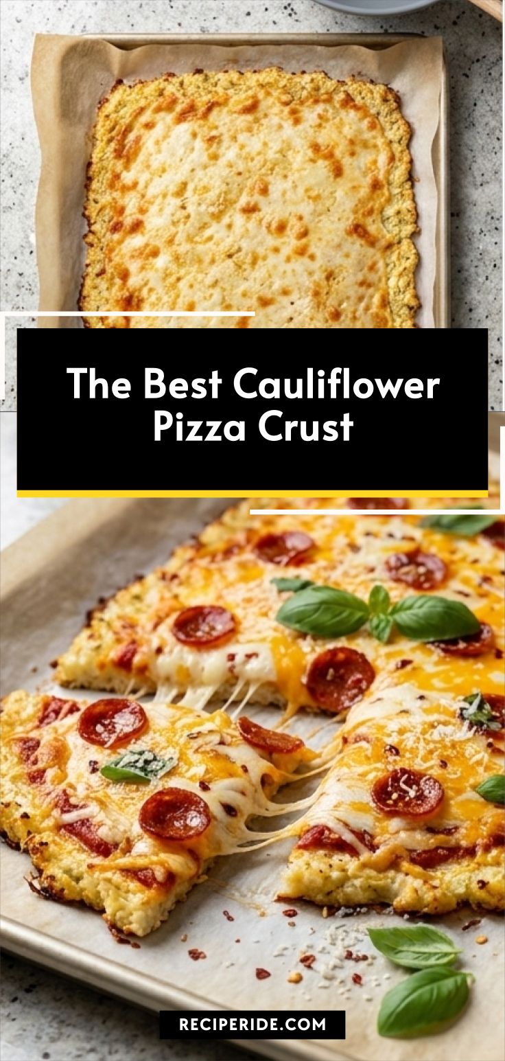 The Best Cauliflower Pizza Crust